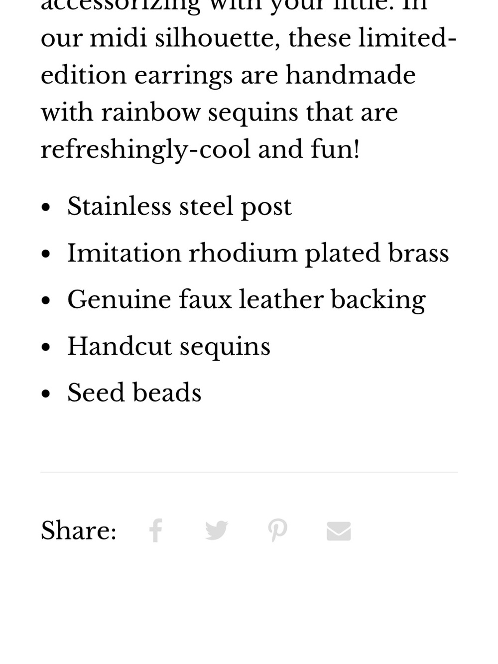 Mignonne Gavigan Rainbow Beaded Wing Earrings - Picture 11 of 12